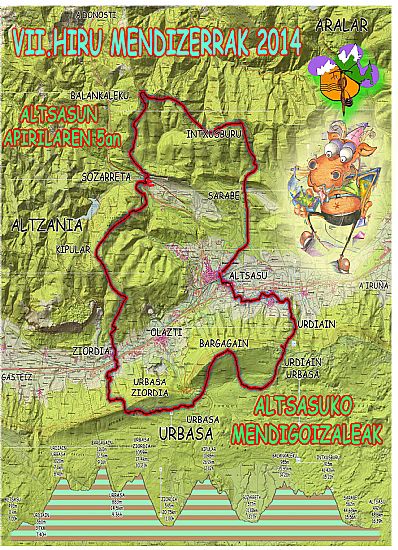 VII. HIRU MENDI ZERRAK 2.014 (ALTSASU)